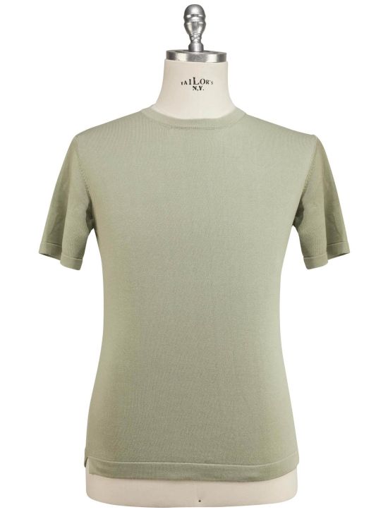 Luigi Borrelli Luigi Borrelli Green Cotton T-Shirt Green 000