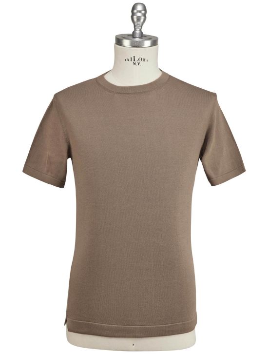 Luigi Borrelli Luigi Borrelli Brown Cotton T-Shirt Brown 000