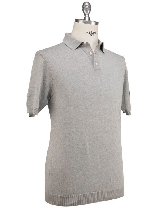 Luigi Borrelli Luigi Borrelli Gray Cotton Polo Gray 001