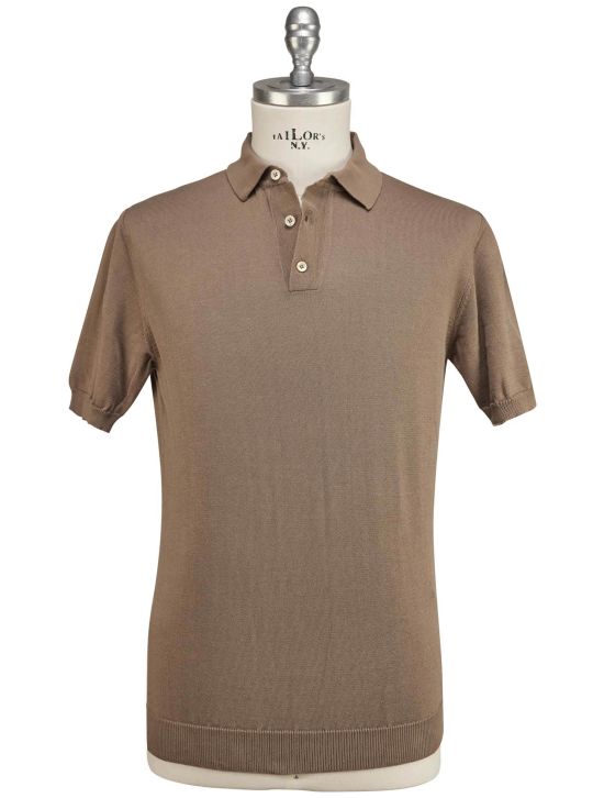 Luigi Borrelli Luigi Borrelli Brown Cotton Polo Brown 000