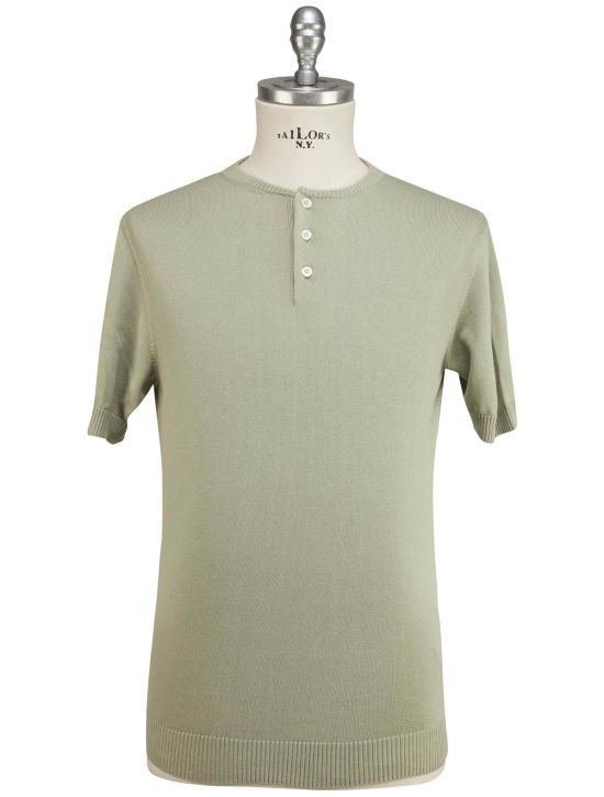 Luigi Borrelli Luigi Borrelli Green Cotton Polo Green 000