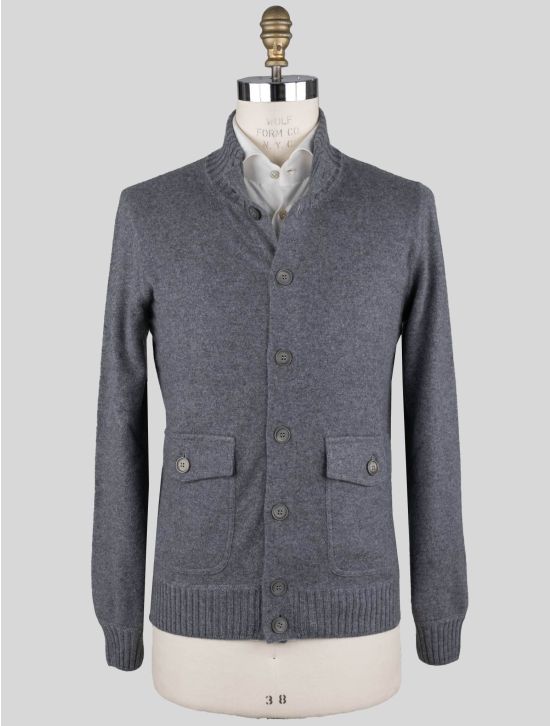 Barba Napoli Barba Napoli Gray Cashmere Sweater Cardigan Gray 000