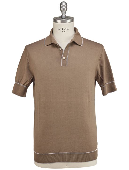 Luigi Borrelli Luigi Borrelli Brown Cotton Polo Brown 000