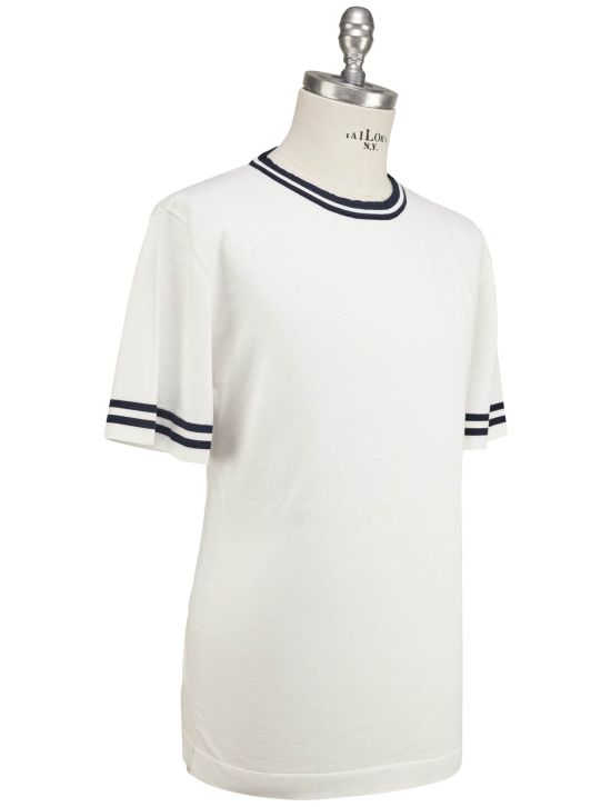 Luigi Borrelli Luigi Borrelli White Cotton T-Shirt White 001