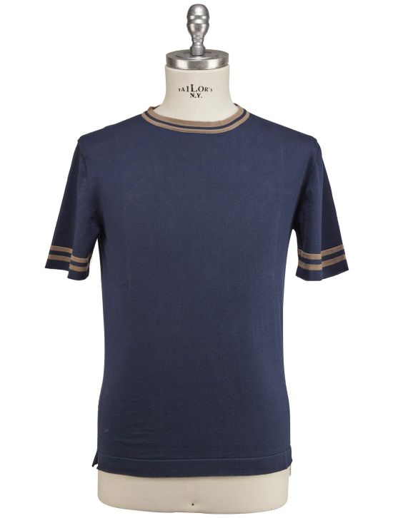 Luigi Borrelli Luigi Borrelli Blue Cotton T-Shirt Blue 000