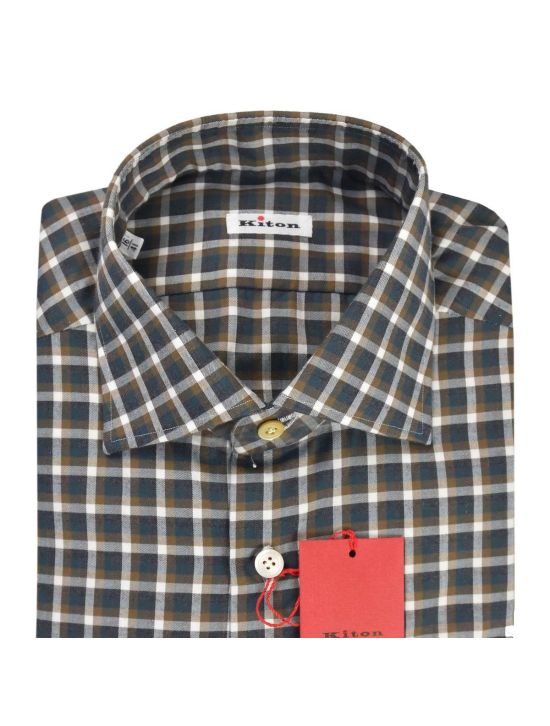 Kiton KITON Multicolor Cotton Shirt Multicolor 001