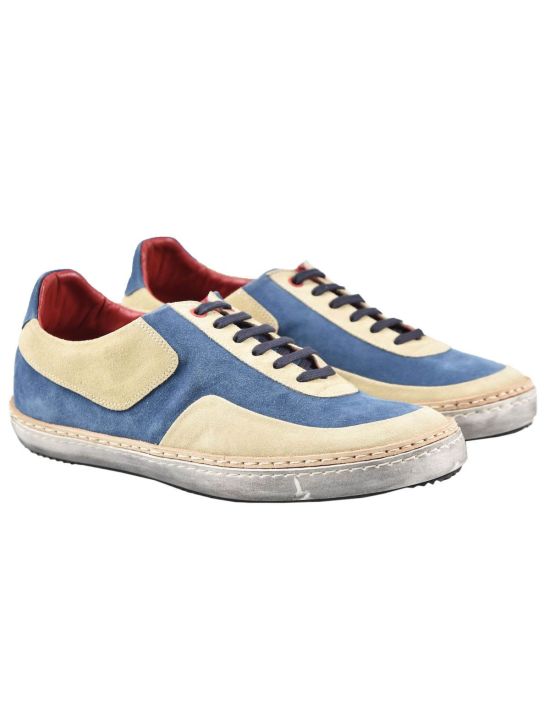 Kiton KITON Multicolor Leather Suede Sneakers Multicolor 000