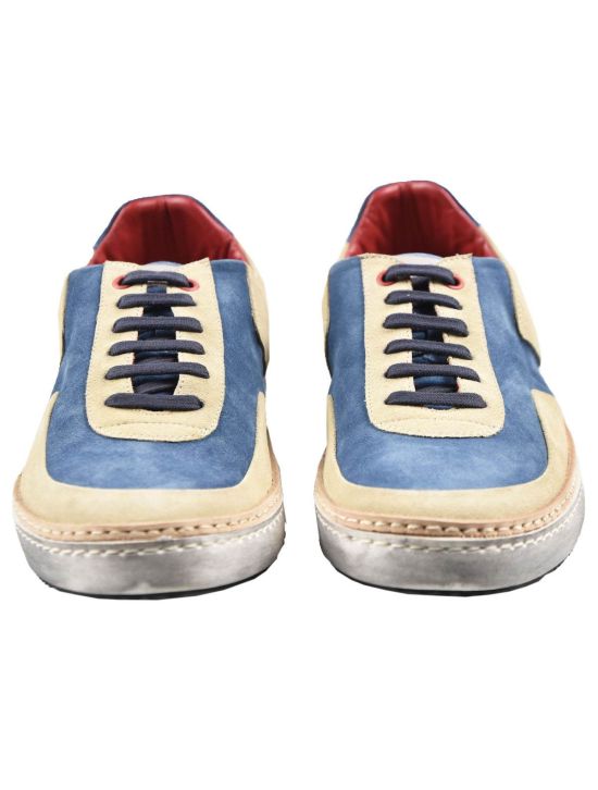 Kiton KITON Multicolor Leather Suede Sneakers Multicolor 001