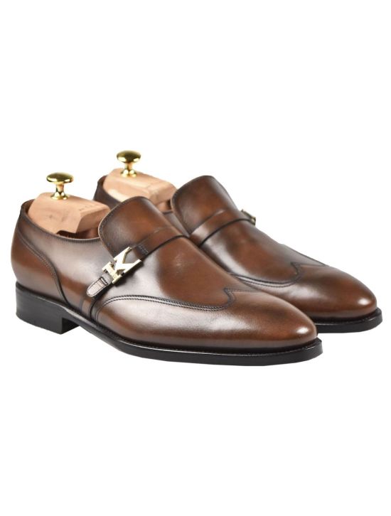 Kiton KITON Brown Leather Dress Shoes Brown 000