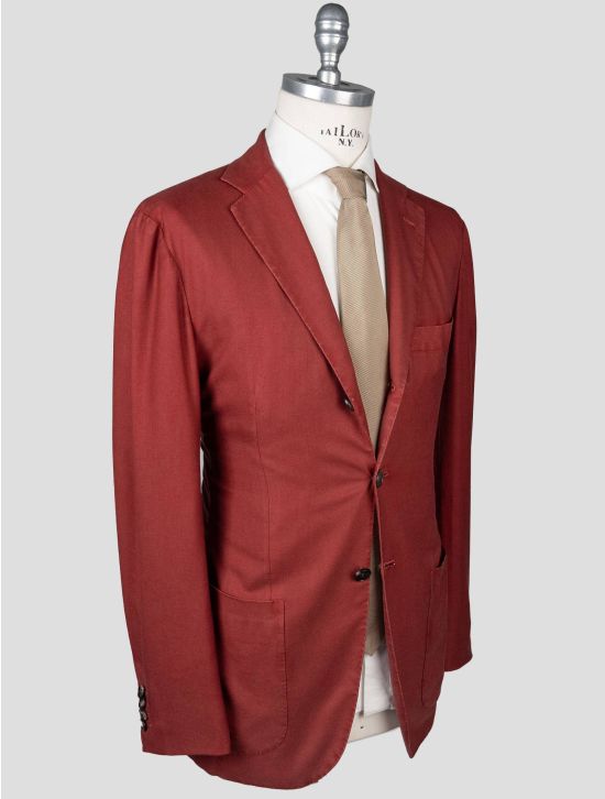 Kiton Kiton Red Cashmere Blazer Red 001