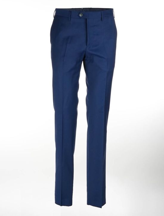 Marco Pescarolo MARCO PESCAROLO Blue Wool Dress Pants Blue 000