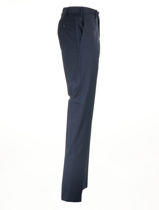 Marco Pescarolo MARCO PESCAROLO Dark Blue Wool Dress Pants Dark Blue 001