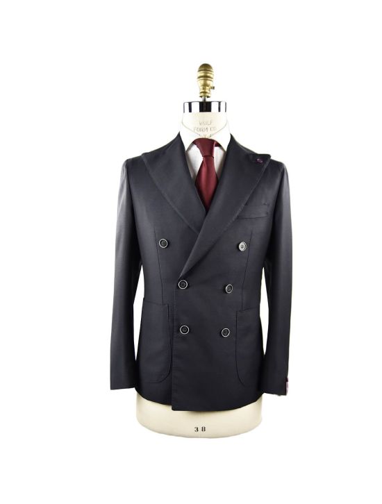 Sartoria Partenopea SARTORIA PARTENOPEA Dark Blue Wool Blazer Dark Blue 000