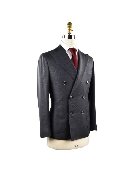 Sartoria Partenopea SARTORIA PARTENOPEA Dark Gray Wool Blazer Dark Gray 001