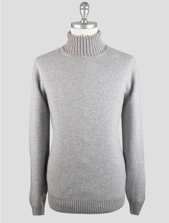 Gran Sasso Gran Sasso Gray Cashmere Sweater Turtleneck Gray 000