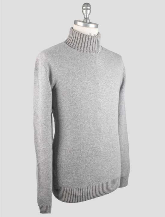 Gran Sasso Gran Sasso Gray Cashmere Sweater Turtleneck Gray 001