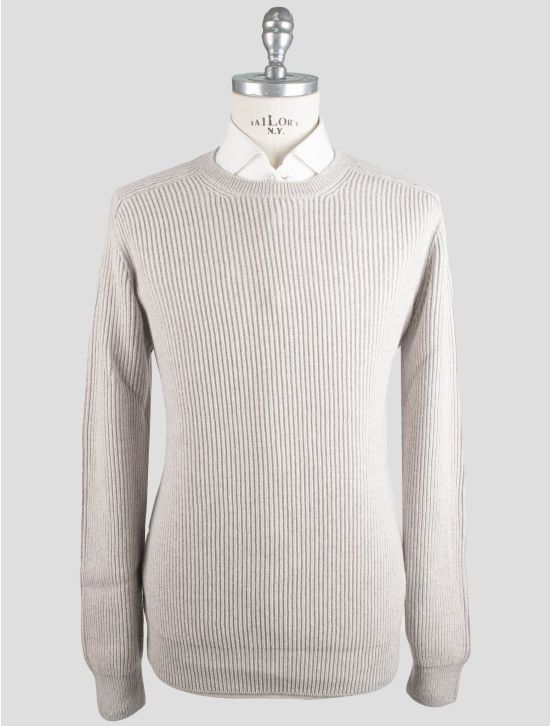 Gran Sasso Gran Sasso Gray Virgin Wool Viscose Cashmere Sweater Crewneck Gray 000