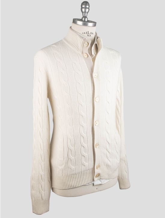 Gran Sasso Gran Sasso White Cashmere Sweater Cardigan White 001