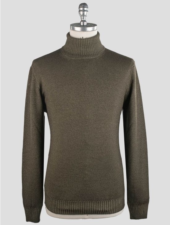 Gran Sasso Gran Sasso Green Virgin Wool Sweater Turtleneck Green 000