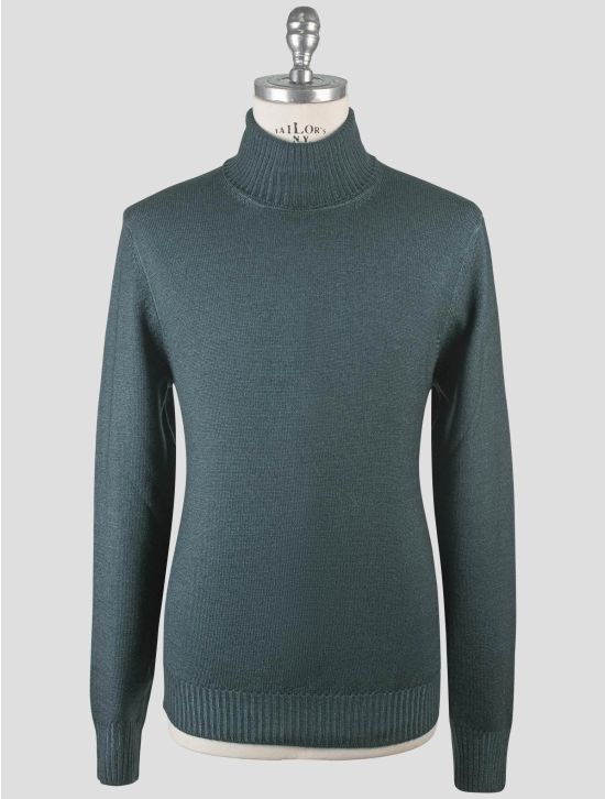 Gran Sasso Gran Sasso Green Virgin Wool Sweater Turtleneck Green 000