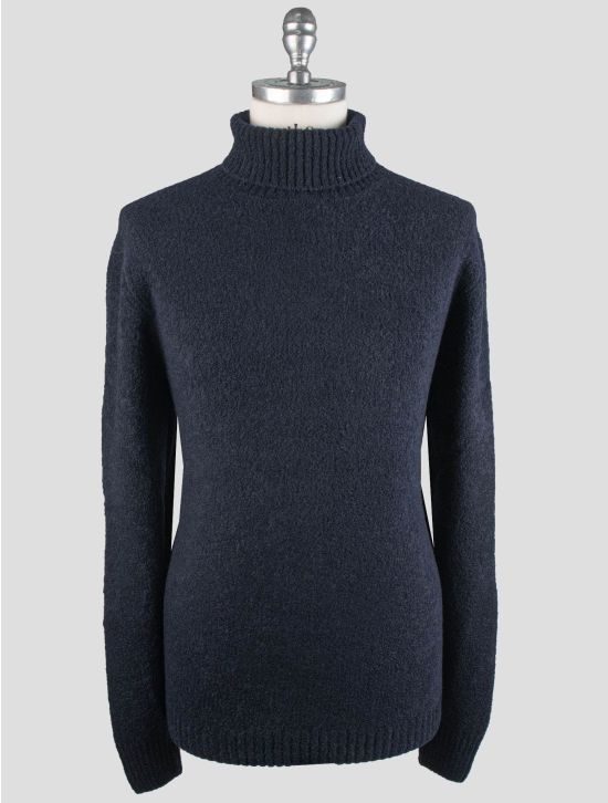 Gran Sasso Gran Sasso Blue Virgin Wool Pa Sweater Turtleneck Blue 000