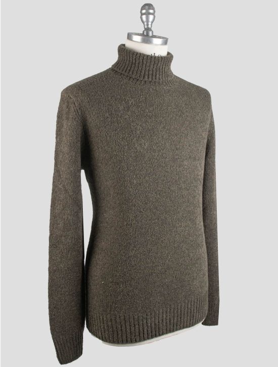 Gran Sasso Gran Sasso Green Virgin Wool Pa Sweater Turtleneck Green 001