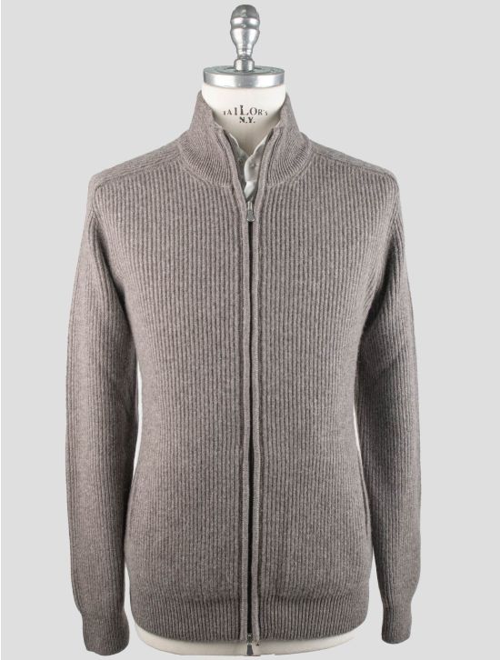 Gran Sasso Gran Sasso Gray Cashmere Sweater Full Zip Gray 000