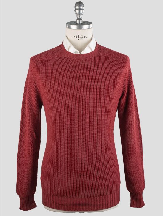 Gran Sasso Gran Sasso Red Virgin Wool Sweater Crewneck Red 000