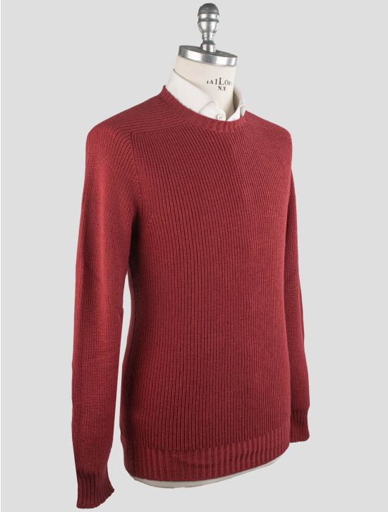 Gran Sasso Gran Sasso Red Virgin Wool Sweater Crewneck Red 001