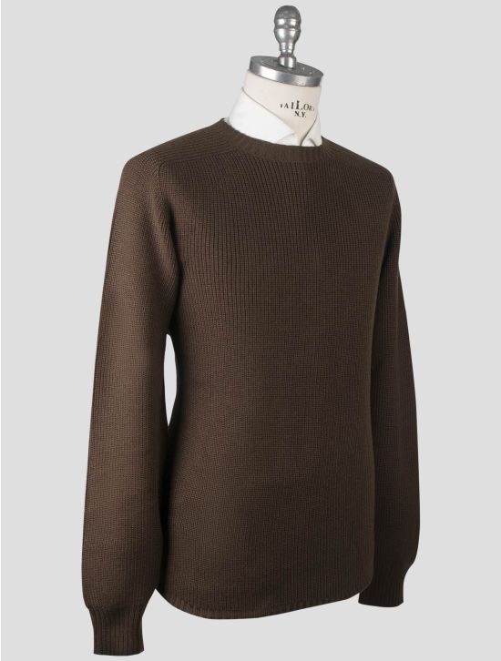 Gran Sasso Gran Sasso Brown Cashmere Sweater Crewneck Brown 001