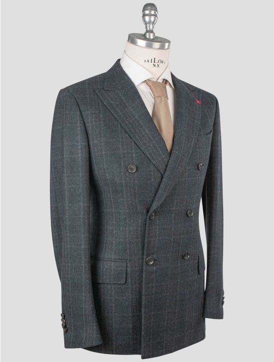 Isaia Isaia Green Wool Blazer Green 001