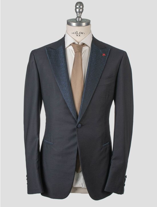 Isaia Isaia Blue Wool 130's Tuxedo Suit Blue 000