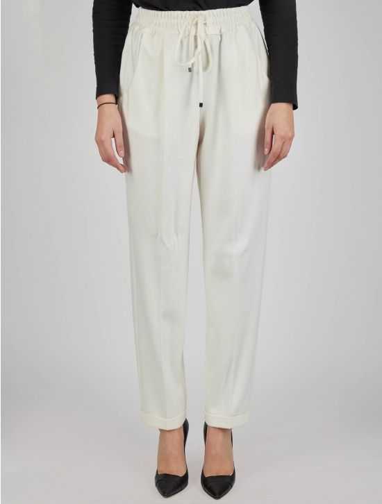 Kiton Kiton White Virgin Wool Pants White 000