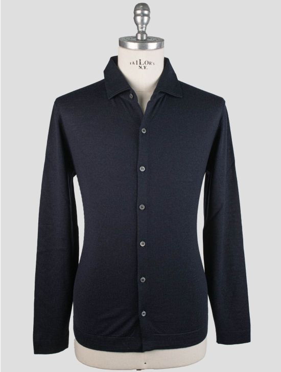 Gran Sasso Gran Sasso Blue Virgin Wool Shirt Blue 000