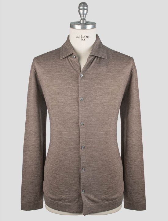 Gran Sasso Gran Sasso Taupe Virgin Wool Shirt Taupe 000