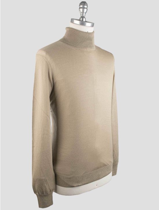 Gran Sasso Gran Sasso Brown Virgin Wool Sweater Turtleneck Brown 001