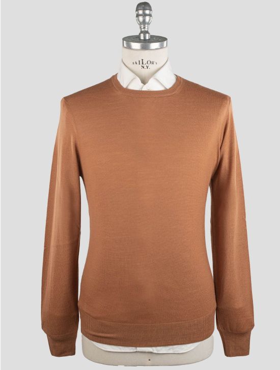 Gran Sasso Gran Sasso Brown Virgin Wool Sweater Crewneck Brown 000