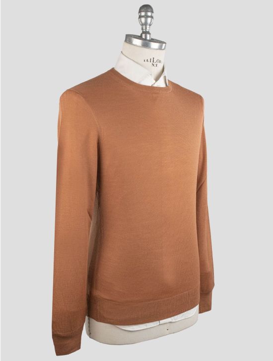 Gran Sasso Gran Sasso Brown Virgin Wool Sweater Crewneck Brown 001