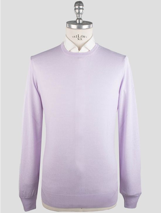 Gran Sasso Gran Sasso Violet Virgin Wool Sweater Crewneck Violet 000