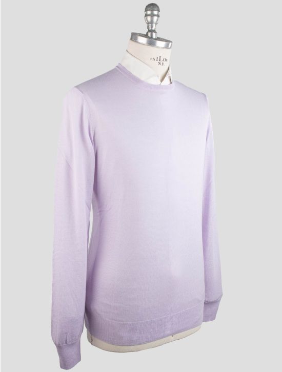 Gran Sasso Gran Sasso Violet Virgin Wool Sweater Crewneck Violet 001