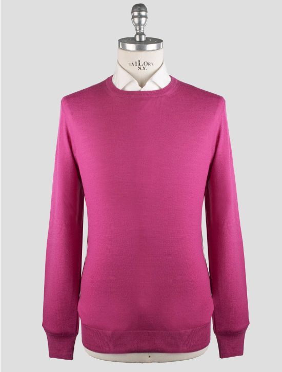 Gran Sasso Gran Sasso Pink Virgin Wool Sweater Crewneck Pink 000