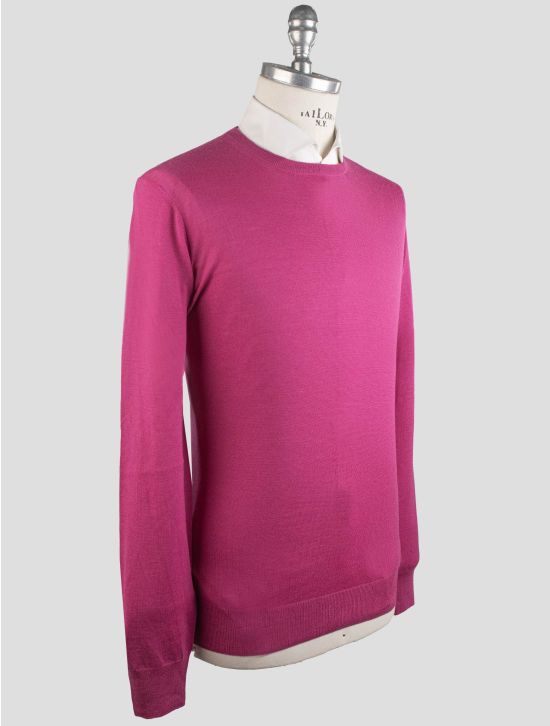 Gran Sasso Gran Sasso Pink Virgin Wool Sweater Crewneck Pink 001