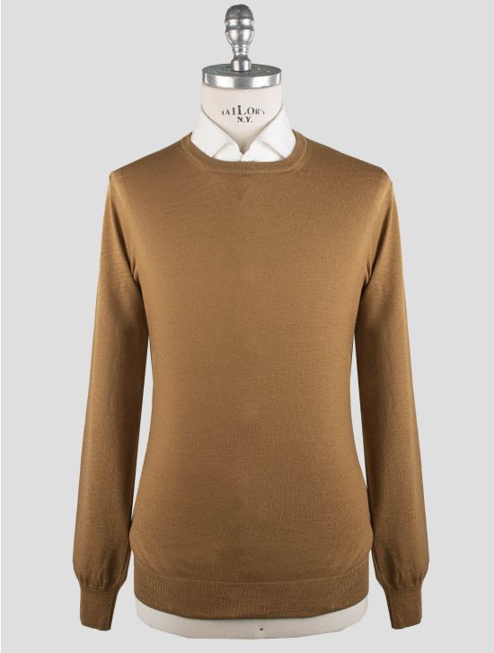 Gran Sasso Gran Sasso Brown Virgin Wool Sweater Crewneck Brown 000