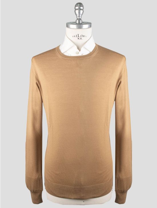 Gran Sasso Gran Sasso Brown Virgin Wool Sweater Crewneck Brown 000