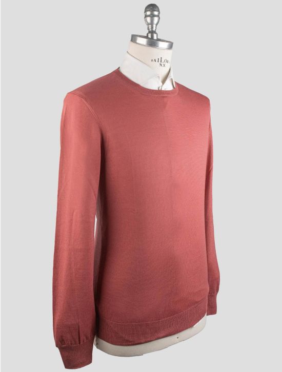 Gran Sasso Gran Sasso Pink Virgin Wool Sweater Crewneck Pink 001