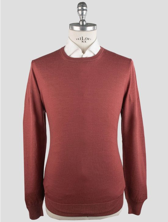 Gran Sasso Gran Sasso Red Virgin Wool Sweater Crewneck Red 000