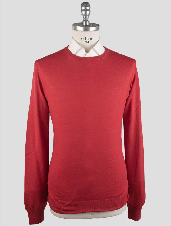 Gran Sasso Gran Sasso Red Virgin Wool Sweater Crewneck Red 000