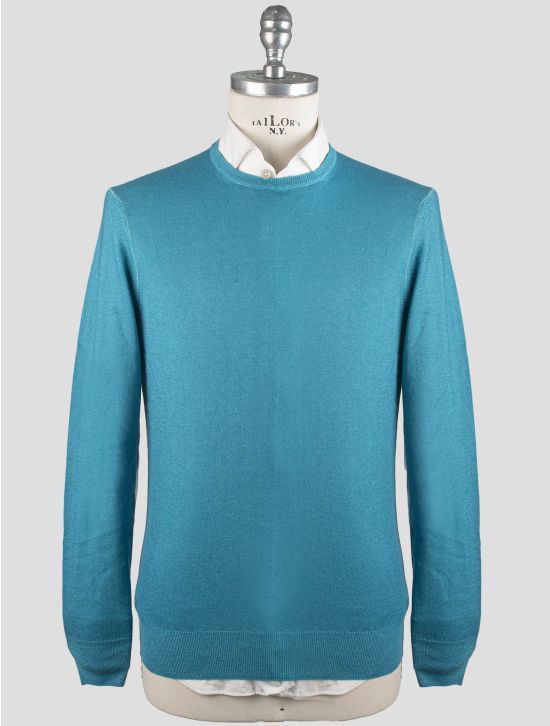 Gran Sasso Gran Sasso Light Blue Cashmere Sweater Crewneck Light Blue 000