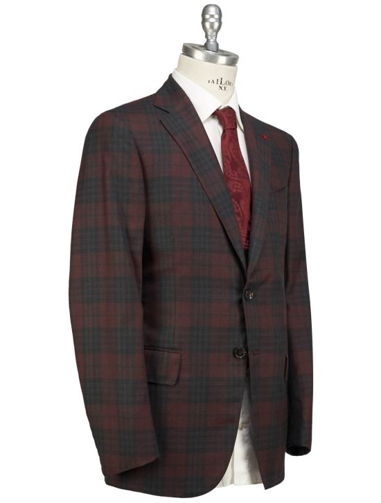 Isaia Isaia Multicolor Wool Blazer Multicolor 001