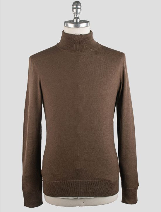 Gran Sasso Gran Sasso Brown Virgin Wool Pl Sweater Turtleneck Brown 000